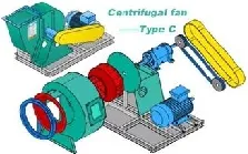 Industrial Centrifugal Boiler Fan